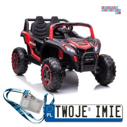 [A036] Buggy UTV 2000M Racing 4x45W 12V/7Ah koła EVA, pokrowiec, pilot, LED - czerwony