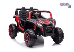 [A036] Buggy UTV 2000M Racing 4x45W 12V/7Ah koła EVA, pokrowiec, pilot, LED - czerwony