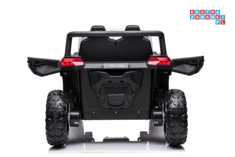 [A036] Buggy UTV 2000M Racing 4x45W 12V/7Ah koła EVA, pokrowiec, pilot, LED - biały