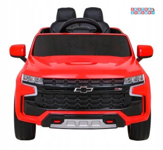 Czerwone Chevrolet Tahoe na akumulator - z Pilotem, EVA, Radio, MP3, LED