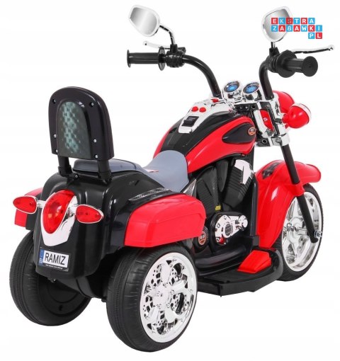 [TR1501] Motocykl Chopper NightBike na akumulator 6V/4.5Ah z melodyjkami