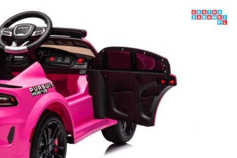 Dodge Charger Policyjny Auto Na Akumulator Ekoskóra EVA MP3 USB Bluetooth