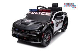 Dodge Charger Policyjny Auto Na Akumulator Ekoskóra EVA MP3 USB Bluetooth