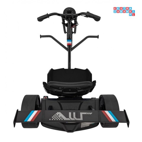 [SX2338] Drift Bike na akumulator 24V/10Ah z funkcją driftu koła pompowane i plastikowe do 70 kg 5-punktowe pasy - czarny