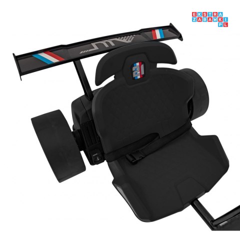 [SX2338] Drift Bike na akumulator 24V/10Ah z funkcją driftu koła pompowane i plastikowe do 70 kg 5-punktowe pasy - czarny