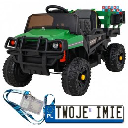 Farmer Pick-up Pojazd na akumulator Pilot Bagażnik Łopatka EVA MP3 LED