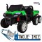 [A730-2] Farmer Truck na akumulator 4x35W 12V/7Ah Pilot dla 2 dzieci Kiper Audio LED - zielony