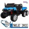 [A730-2] Farmer Truck na akumulator 4x35W 12V/7Ah Pilot dla 2 dzieci Kiper Audio LED - niebieski