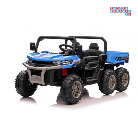 [XMX-623B] Pojazd Farmer Truck Speed 900 4x45W 12V/10Ah na akumulator EVA ekoskóra elektryczny kiper - niebieski