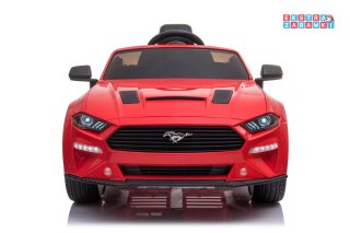 Czerwone Ford Mustang GT Drift SX2038 na akumulator - Ekoskóra, EVA, Mp3, USB, Pasy