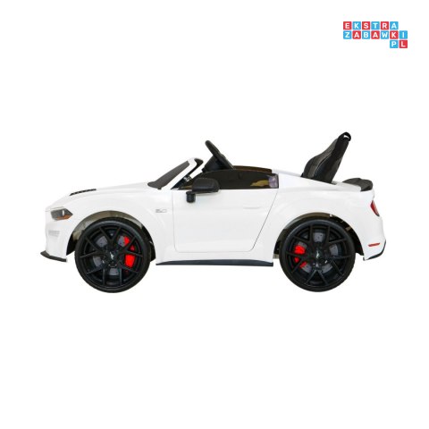 [SX2038] Ford Mustang GT na akumulator 2x35W 12V/7Ah Regulacja siedzenia Pilot LED EVA - biały