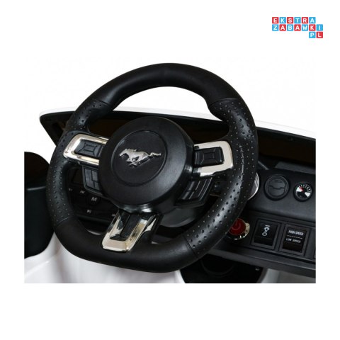 [SX2038] Ford Mustang GT na akumulator 2x35W 12V/7Ah Regulacja siedzenia Pilot LED EVA - biały