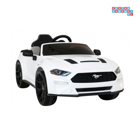 [SX2038] Ford Mustang GT na akumulator 2x35W 12V/7Ah Regulacja siedzenia Pilot LED EVA - biały