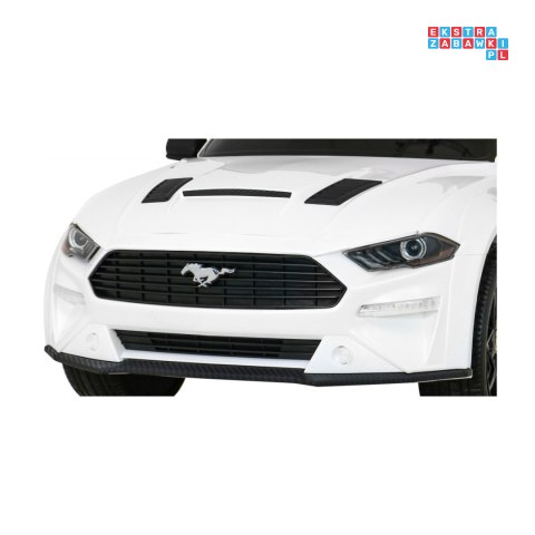 [SX2038] Ford Mustang GT na akumulator 2x35W 12V/7Ah Regulacja siedzenia Pilot LED EVA - biały