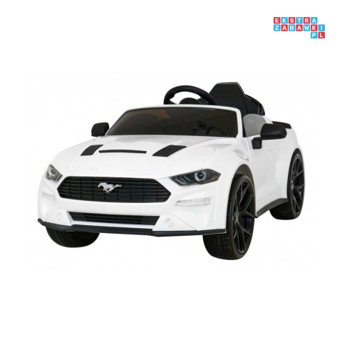 [SX2038] Ford Mustang GT na akumulator 2x35W 12V/7Ah Regulacja siedzenia Pilot LED EVA - biały