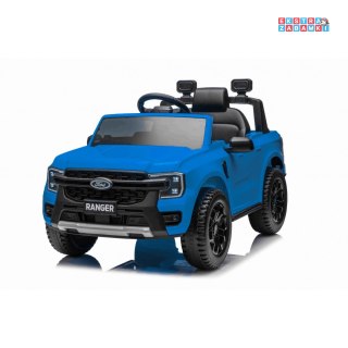 Niebieski Ford Ranger Lift na akumulator - 2x35W, 12V/4.5Ah, ekoskóra, wolny start, EVA, bluetooth - [PA.707]