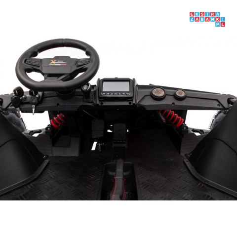 [SX2358] Auto General 63 na akumulator 800W 48V/20Ah pompowane koła Bluetooth LED - czarny