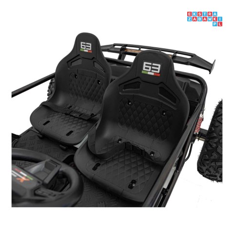 [SX2358] Auto General 63 na akumulator 800W 48V/20Ah pompowane koła Bluetooth LED - czarny