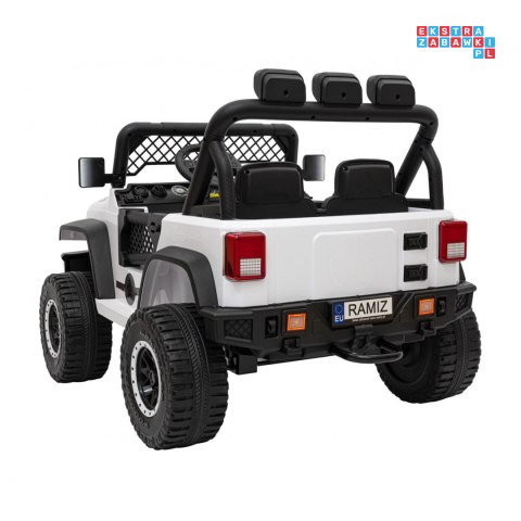 Geoland Power auto terenowe dla 2 dzieci z pilotem 2X200W Radio MP3 LED