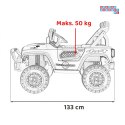 Geoland Power auto terenowe dla 2 dzieci z pilotem 2X200W Radio MP3 LED