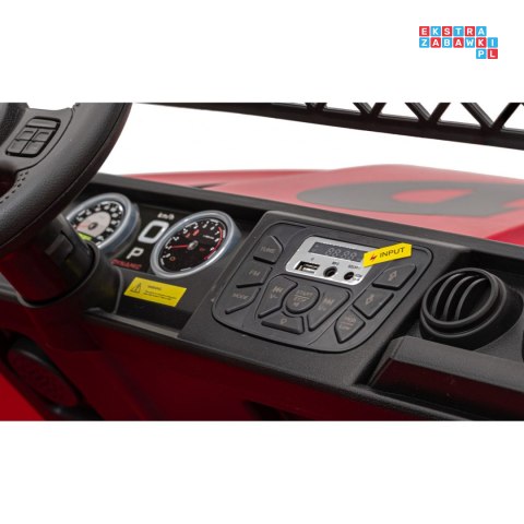 Geoland Power auto terenowe dla 2 dzieci z pilotem 2X200W Radio MP3 LED