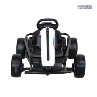 Gokart FX1 Drift Master na akumulator - biały, 24V/9Ah, funkcja driftu, koła EVA [SX1968]