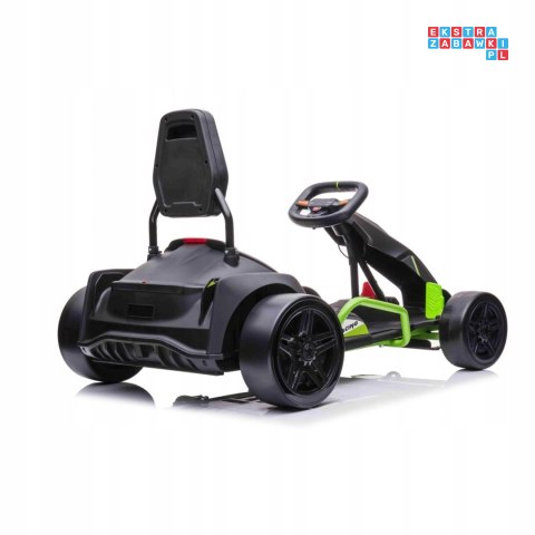 Gokart Fast 3 Drift na akumulator dla dzieci + Funkcja driftu + Silniki 2x150W + Radio LED + Pasy