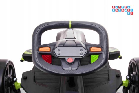 Gokart Fast 3 Drift na akumulator dla dzieci + Funkcja driftu + Silniki 2x150W + Radio LED + Pasy