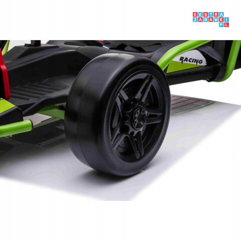 Gokart Fast 3 Drift na akumulator dla dzieci + Funkcja driftu + Silniki 2x150W + Radio LED + Pasy