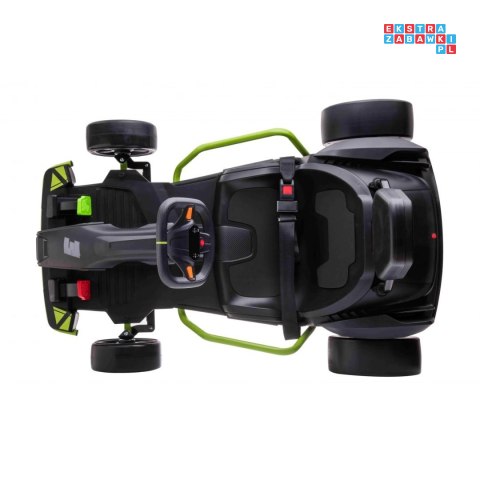 Gokart Fast 3 Drift na akumulator dla dzieci + Funkcja driftu + Silniki 2x150W + Radio LED + Pasy