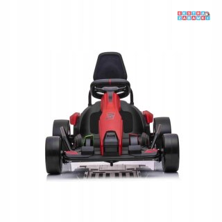 Gokart Fast 3 Drift na akumulator dla dzieci + Funkcja driftu + Silniki 2x150W + Radio LED + Pasy