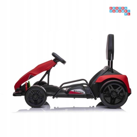 Gokart Fast 3 Drift na akumulator dla dzieci + Funkcja driftu + Silniki 2x150W + Radio LED + Pasy