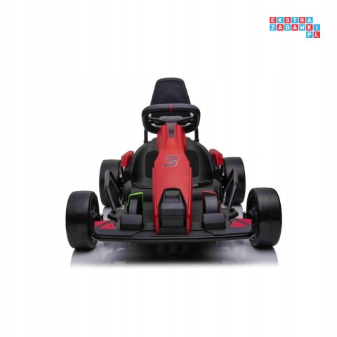 Gokart Fast 3 Drift na akumulator dla dzieci + Funkcja driftu + Silniki 2x150W + Radio LED + Pasy