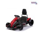 Gokart Fast 3 Drift na akumulator dla dzieci + Funkcja driftu + Silniki 2x150W + Radio LED + Pasy