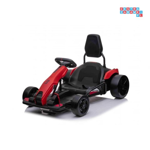 Gokart Fast 3 Drift na akumulator dla dzieci + Funkcja driftu + Silniki 2x150W + Radio LED + Pasy