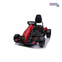 Gokart Fast 3 Drift na akumulator dla dzieci + Funkcja driftu + Silniki 2x150W + Radio LED + Pasy
