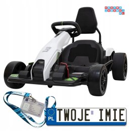 Gokart Fast 3 Drift na akumulator dla dzieci + Funkcja driftu + Silniki 2x150W + Radio LED + Pasy