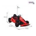 Gokart Speed 7 Drift king Pojazd na akumulator Funkcja Driftu ekoskóra 2X150W