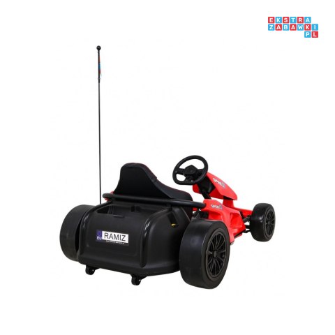 Gokart Speed 7 Drift king Pojazd na akumulator Funkcja Driftu ekoskóra 2X150W