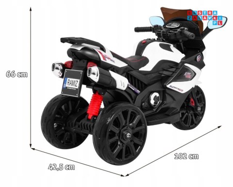 Grand Sport Motorek 2x20W Pojazd Światła LED Koła EVA Panel AUDIO