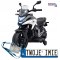 [TR2306] Motor Honda NC750x na akumulator 2x35W 12V/4.5Ah odgłosy silnika boczne kółka bluetooth MP3 - biały