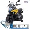 [TR2306] Motor Honda NC750x na akumulator 2x35W 12V/4.5Ah odgłosy silnika boczne kółka bluetooth MP3 - żółty