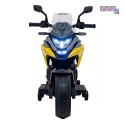 [TR2306] Motor Honda NC750x na akumulator 2x35W 12V/4.5Ah odgłosy silnika boczne kółka bluetooth MP3 - żółty