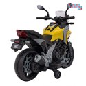 [TR2306] Motor Honda NC750x na akumulator 2x35W 12V/4.5Ah odgłosy silnika boczne kółka bluetooth MP3 - żółty