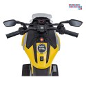 [TR2306] Motor Honda NC750x na akumulator 2x35W 12V/4.5Ah odgłosy silnika boczne kółka bluetooth MP3 - żółty