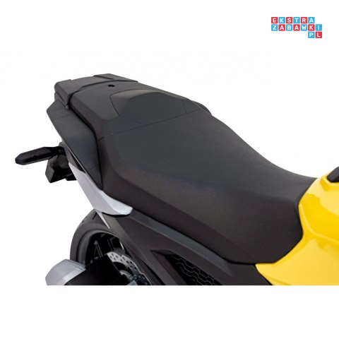 [TR2306] Motor Honda NC750x na akumulator 2x35W 12V/4.5Ah odgłosy silnika boczne kółka bluetooth MP3 - żółty