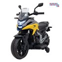 [TR2306] Motor Honda NC750x na akumulator 2x35W 12V/4.5Ah odgłosy silnika boczne kółka bluetooth MP3 - żółty