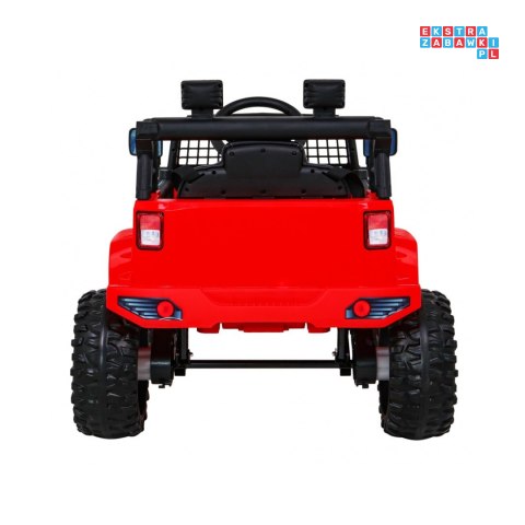 [BDM0922] Jeep Dark Night na akumulator 2x35W 12V/7Ah pilot ekoskóra wolny start EVA audio - czerwony