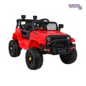 [BDM0922] Jeep Dark Night na akumulator 2x35W 12V/7Ah pilot ekoskóra wolny start EVA audio - czerwony