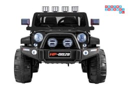 [3947] Jeep HP012 na akumulator 2x45W 12V/7Ah z Pilotem ekoskóra koła EVA MP3 USB pasy - czarny